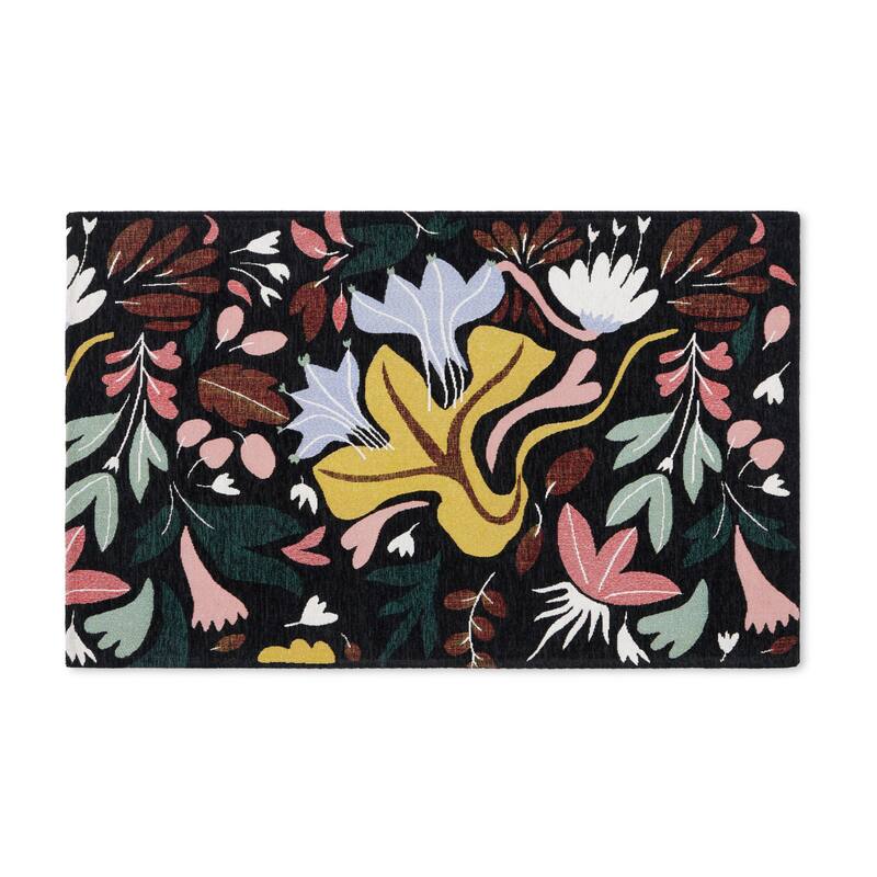 TOWN & COUNTRY LUXE Livie Everwash Washable Non-Slip Backing Kitchen Mat
