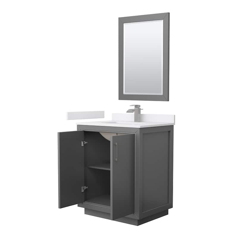 Wyndham Collection WCF1111-30S-VCA-M24 Icon 30" Free Standing Single