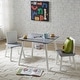 preview thumbnail 8 of 9, VECELO Kids Wood Table and Chair Set (2 Chairs Included)