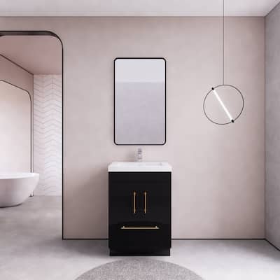 Eliza 24'' Freestanding Vanity with Single Sink