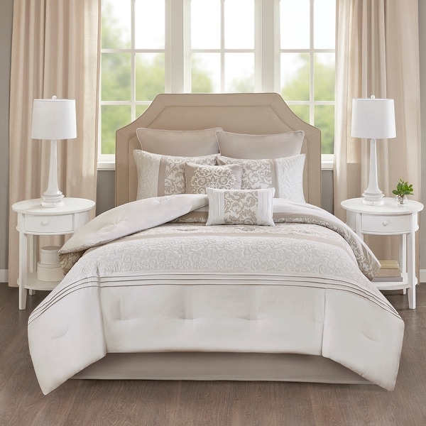 510 Design Lynda Embroidered 8 Piece Comforter Set. Opens flyout.