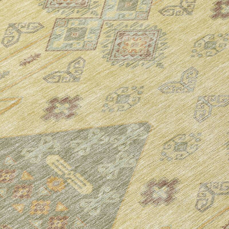 Machine Washable Indoor/ Outdoor Global Hiawatha Chantille Rug