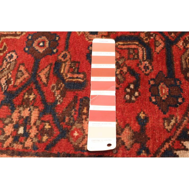 ECARPETGALLERY Hand-knotted Andelz Red Wool Rug - 3'10 x 6'9