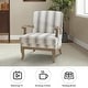 preview thumbnail 3 of 28, Rinaldo Farmhouse Upholstered Armchair with Solid Wood Legs by HULALA HOME