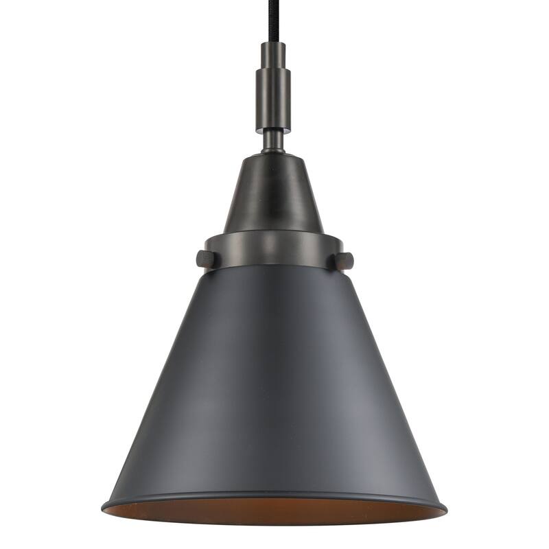 Innovations Lighting 447-1P-M13-BK Appalachian 8" Wide Mini Pendant - Matte Black