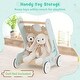 preview thumbnail 8 of 8, Gymax Wooden Baby Walker Push & Pull Learning Activity Center w/