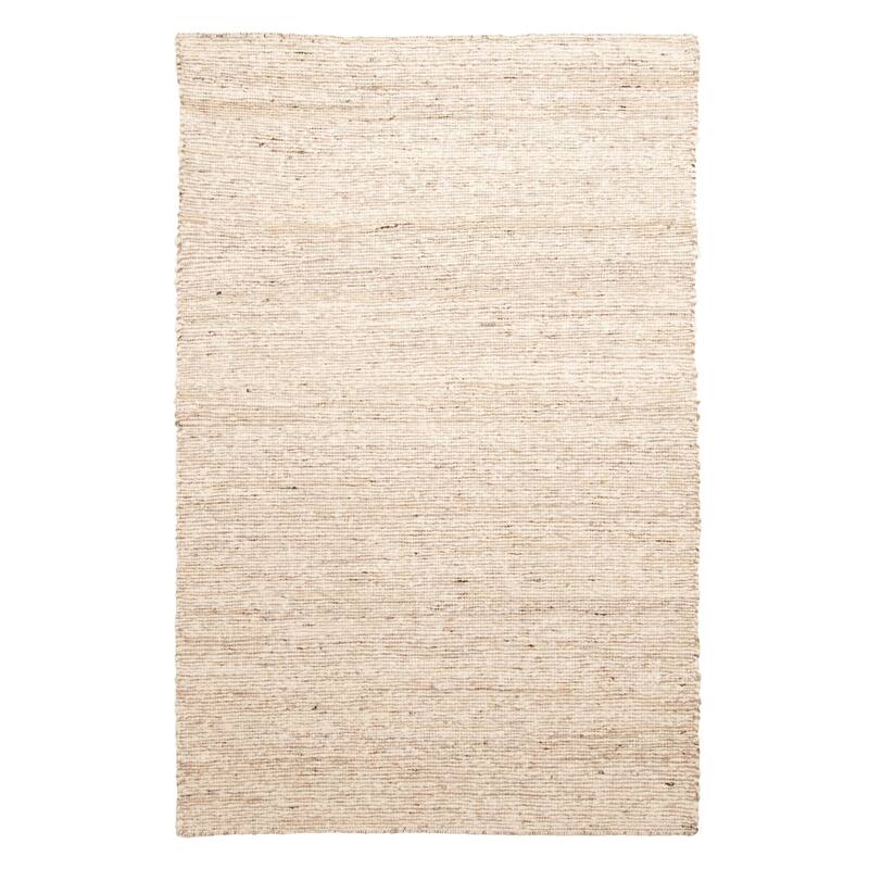 ECARPETGALLERY Braid weave Sienna Tan Wool Rug - 5'0 x 7'8