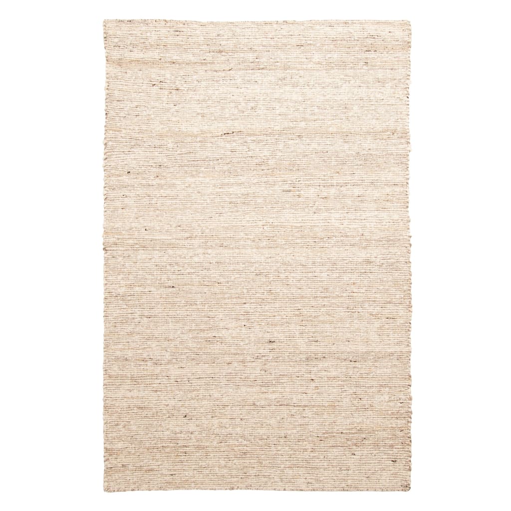 ECARPETGALLERY Braid weave Sienna Tan Wool Rug - 5'0 x 7'8
