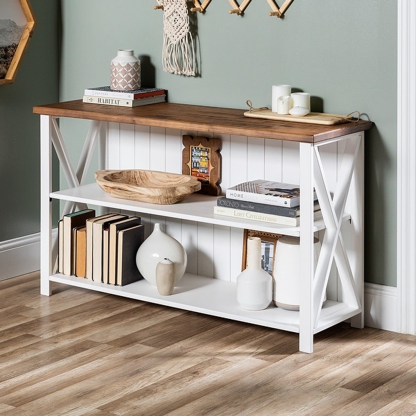The Gray Barn Farmhouse Bookshelf Console. Opens flyout.