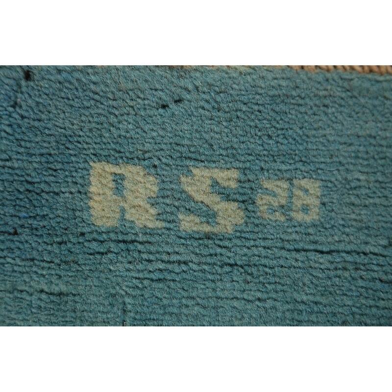 Modern Teal Gabbeh Oriental Area Rug Handmade Wool Carpet - 3'11" x 5'8"