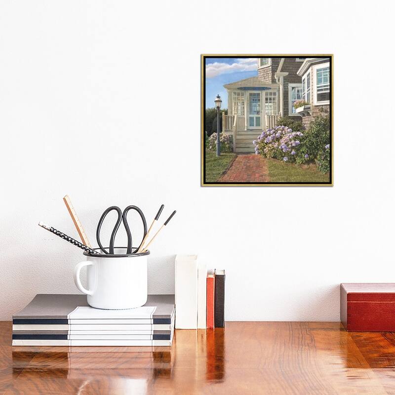 iCanvas "Windy Side" by Tom Mielko Framed Canvas Print