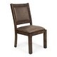 preview thumbnail 13 of 19, Matthias Rustic Wood Dining Chairs (Set of 2) by Furniture of America