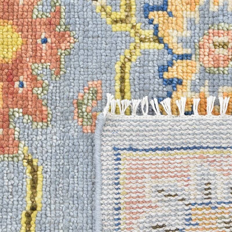 Overton Handmade Modern Contemporary Floral Area Rug