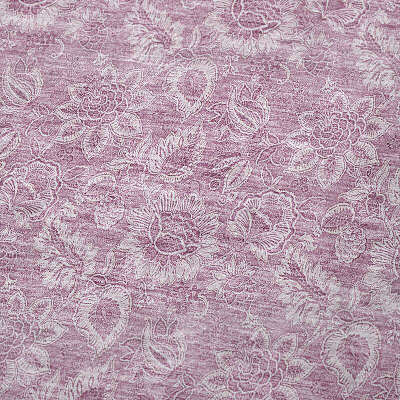 Premium Machine Washable Floral Sherpa Throw Blanket