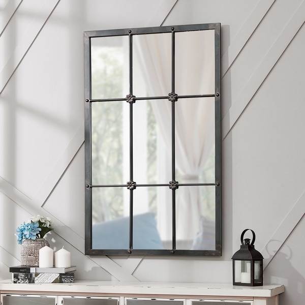 FirsTime & Co.® Homestead Manor Window Mirror, Metal, 24 x 1 x 38 in, American Designed - 24 x 1 x 38 in. Opens flyout.