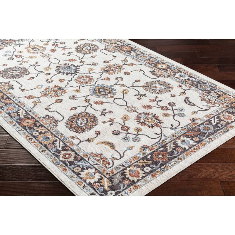 Livabliss Juliet Floral Recycled Indoor / Outdoor Area Rug