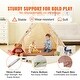 preview thumbnail 7 of 9, Kids Play Tent with Mat and Lamp Indoor Outdoor Tent for Toddlers - 46.5 x 46.5 x 56.3 in