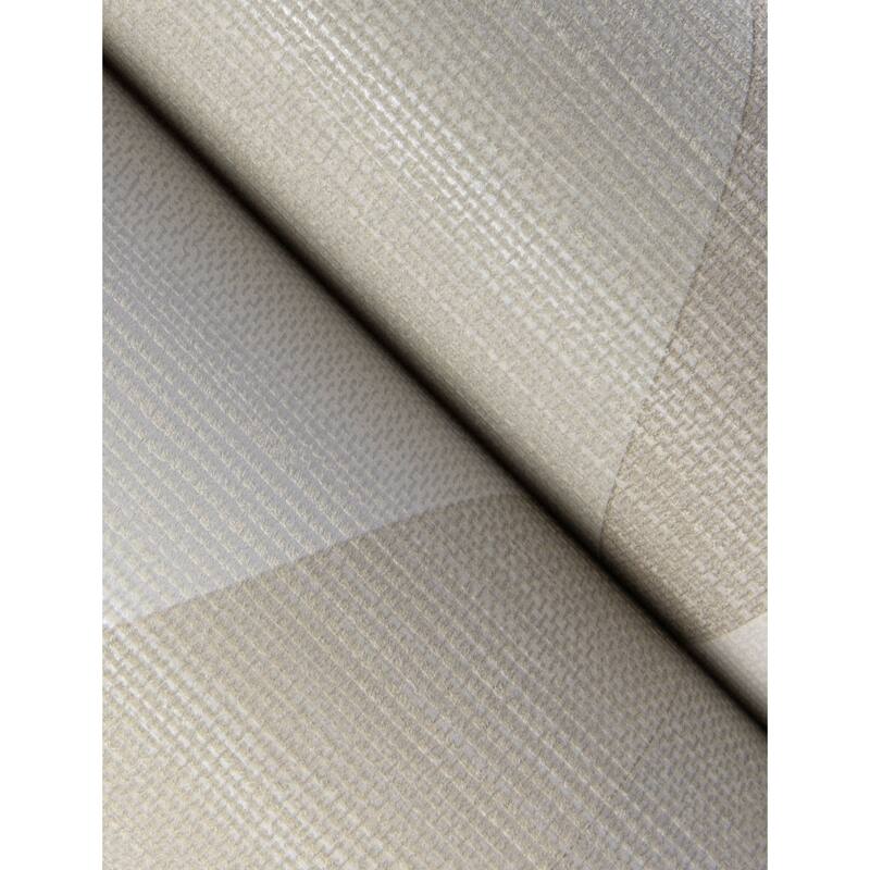A-Street Prints Winslow Bone Geometric Faux Grasscloth Wallpaper