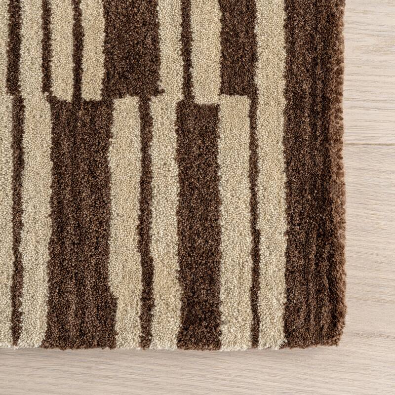 Tara Striped Wool Area Rug