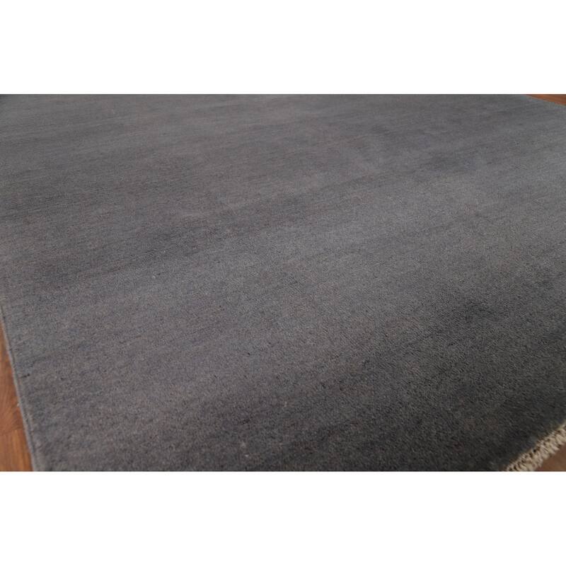 Contemporary Gabbeh Oriental Area Rug Handmade Wool Carpet - 6'9" x 9'9"