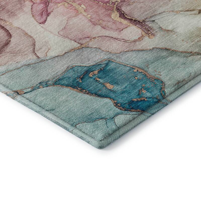 Premium Washable Super Soft Abstract Contemporary Mayfield Rug