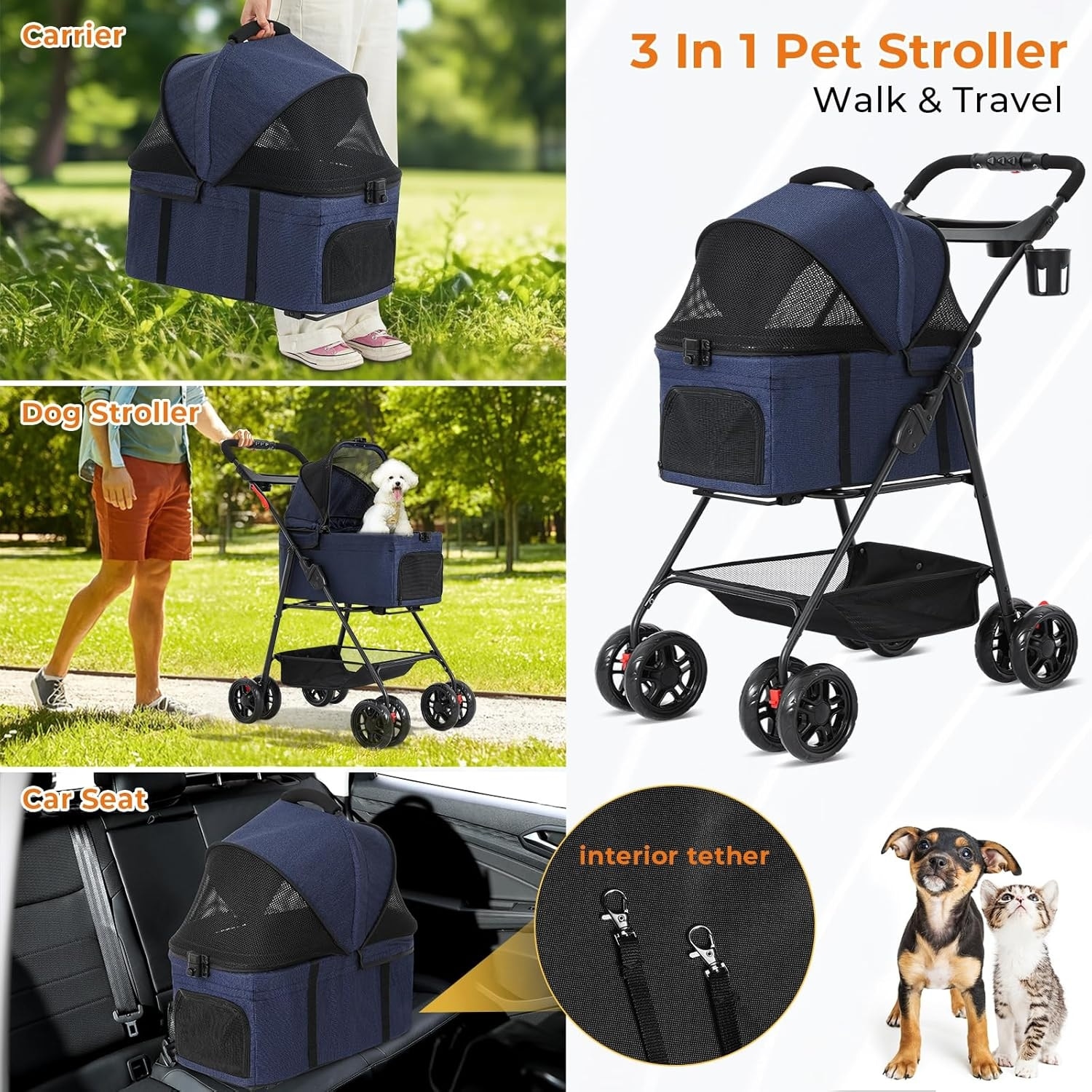 toddler travel stroller for airplane MAMAZING Lightweight Baby Stroller, Ultra Compact & Airplane-Friendly –  Mega Mart Center main image 1