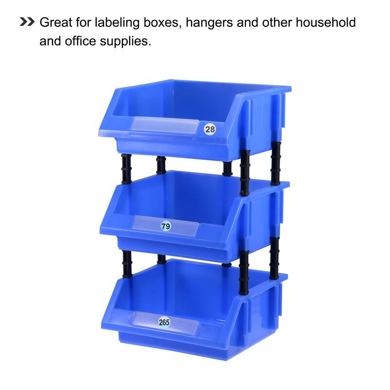 Number Stickers, 1-300 Round Number Labels Reflective Sticker