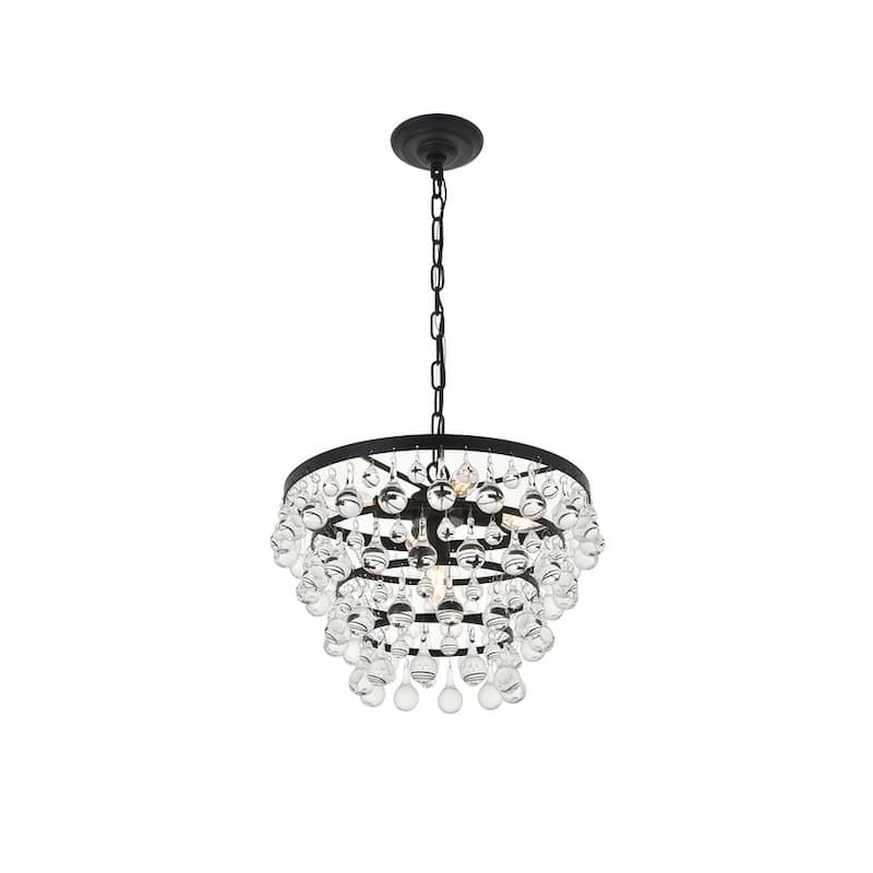 Kora 5 light Black Pendant