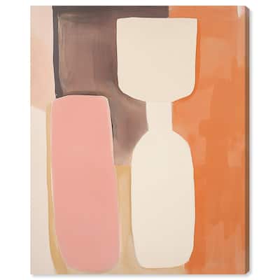 Peach Echoes I Canvas by Art Remedy, Gallery Wrapped