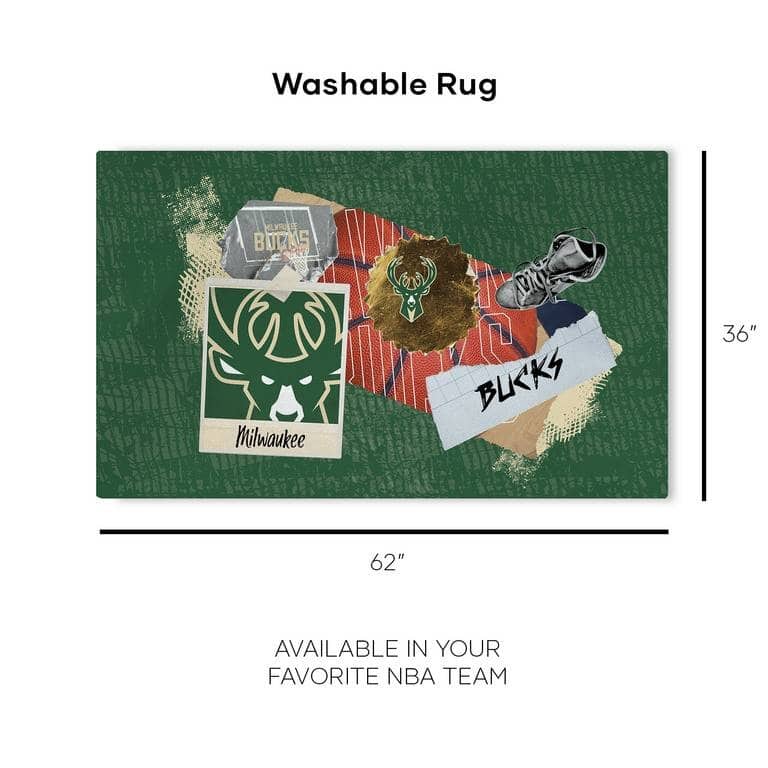 NBA Display Washable Rug