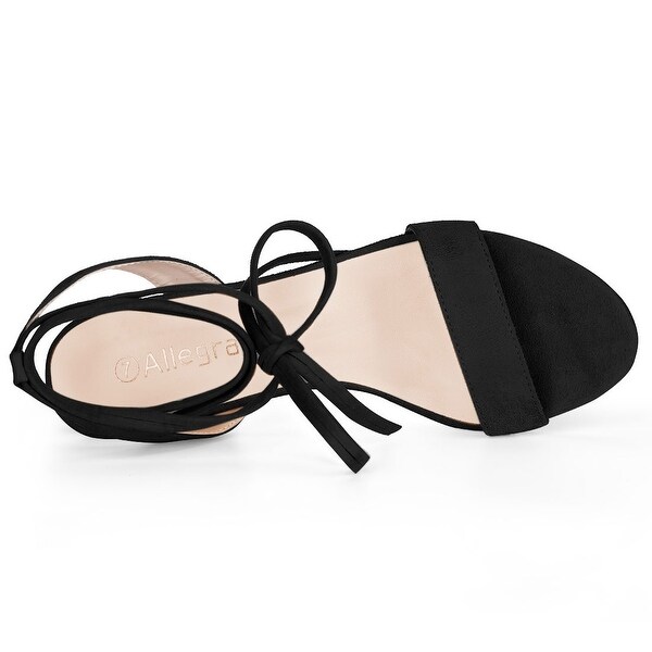 ladies ankle tie sandals