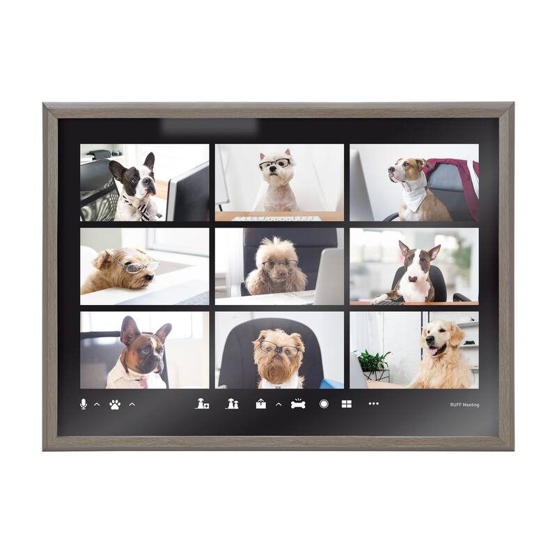 Kate and Laurel Blake Dogs Printed Glass by The Creative Bunch Studio