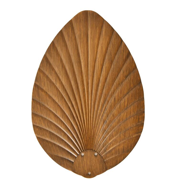 Moasis 52" Palm Leaf Fan Smart Tropical Ceiling Fan with LED Light and Remote