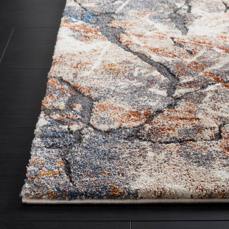 SAFAVIEH Cyrus Shag Dilber Modern Abstract Rug