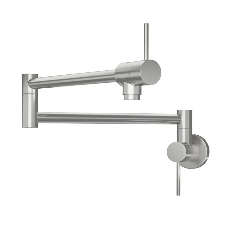 Pot Filler Kitchen Faucet Folding Stretchable with Single Hole Two Handles