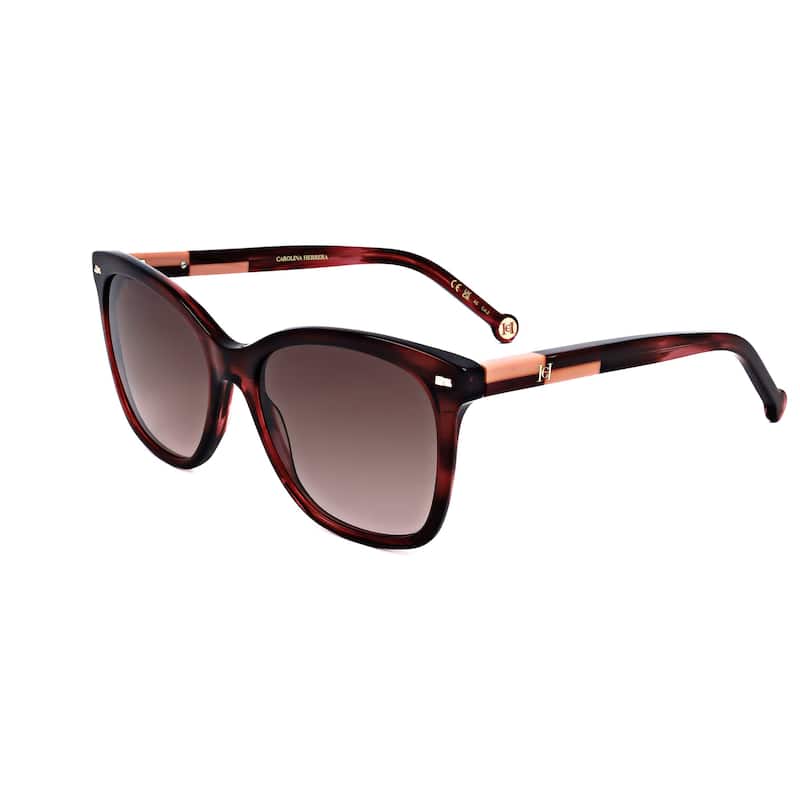 Carolina Herrera Woman 54mm Burgundy Horn Sunglasses HER0137-S-K4G-54