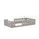 preview thumbnail 9 of 24, Twin Size Platform Bed with Guardrail and Semi-enclosed Fence