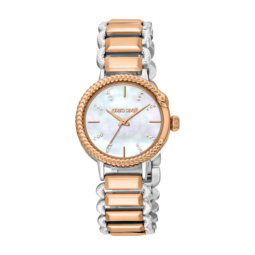 Roberto Cavalli Women RC5L020M0105 Quartz Watch - Two-Tone