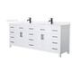 Option White / White Quartz Top / Matte Black Hardware