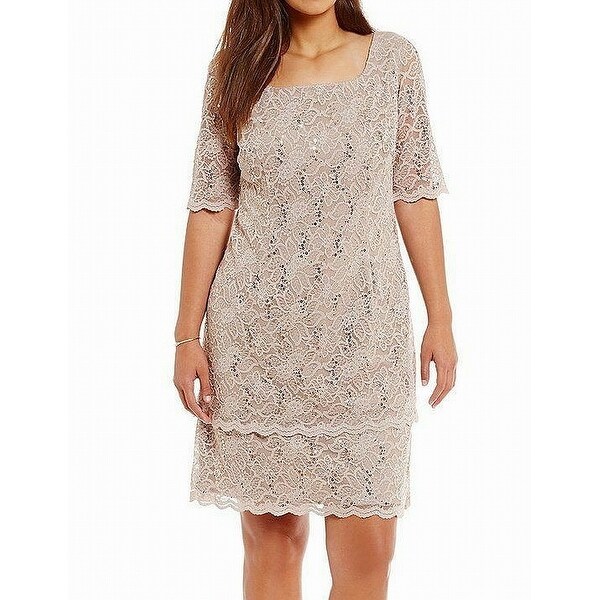 alex evenings sheath dress