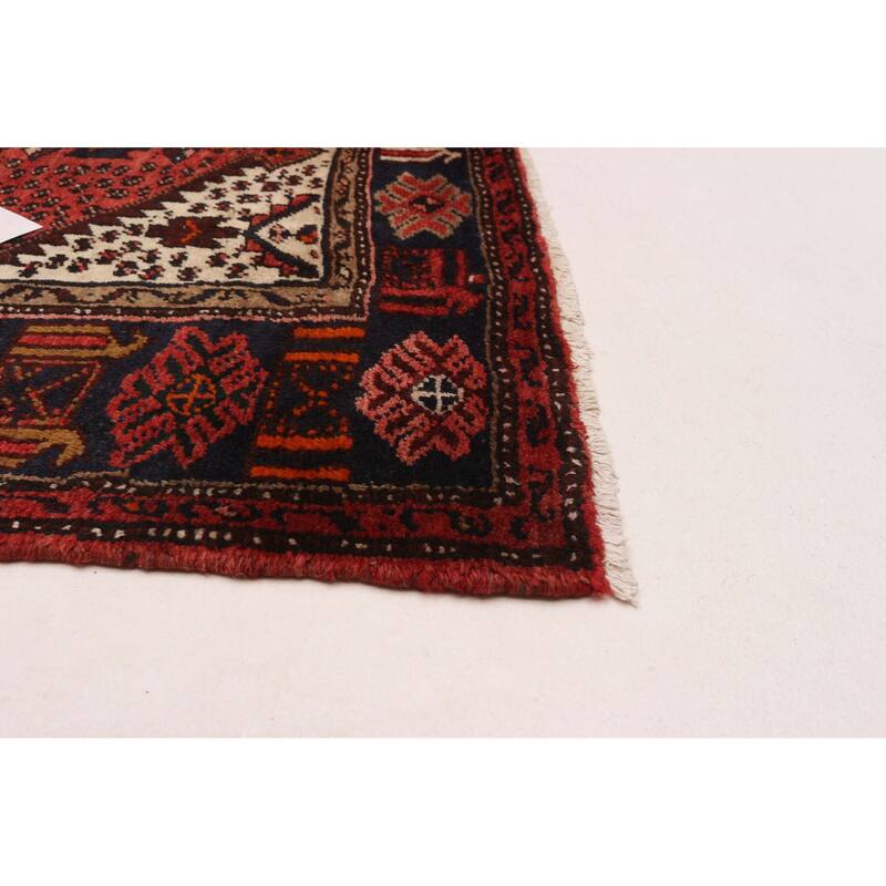 ECARPETGALLERY Hand-knotted Andelz Red Wool Rug - 3'8 x 6'4
