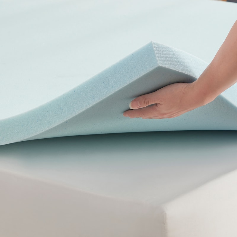 Memory Foam Cool Gel Mattress Topper 3"