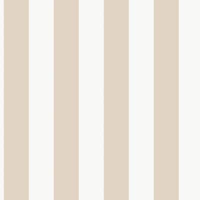 Galerie Wallcoverings Smart Stripes 3 Awning Stripe Vinyl on Non-woven Sheen Wallpaper Roll - 33 feet long x 21 inches wide