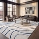 preview thumbnail 12 of 21, SAFAVIEH Florida Shag Sigtraud Abstract Waves 1.2-inch Thick Rug