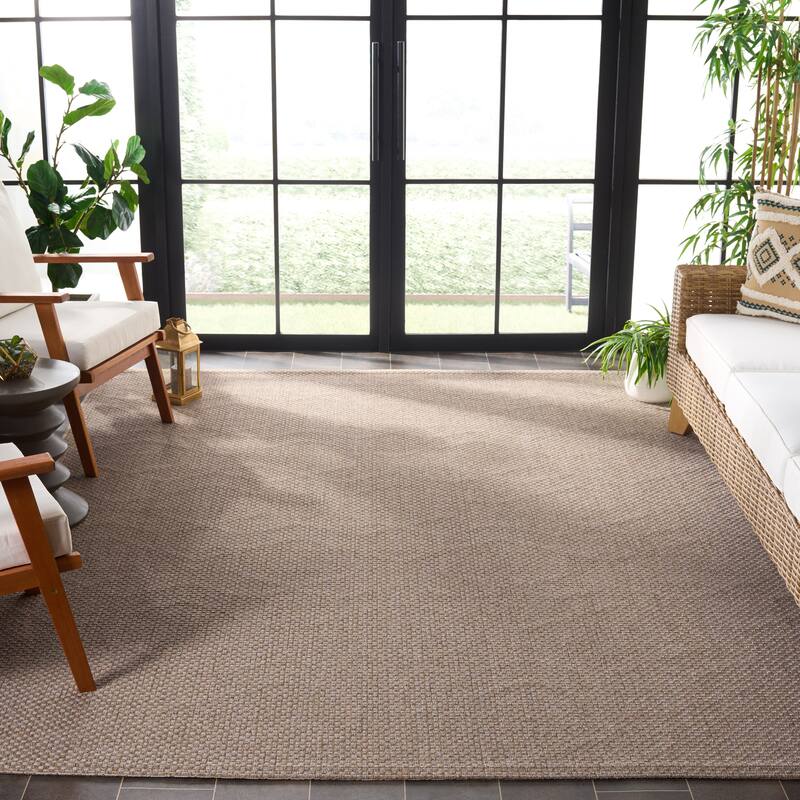 SAFAVIEH Sisal All Weather Tishie Indoor/Outdoor Waterproof Patio Backyard