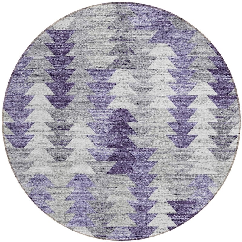 HomeRoots Geometric Transitional Rectangle Outdoor Rug