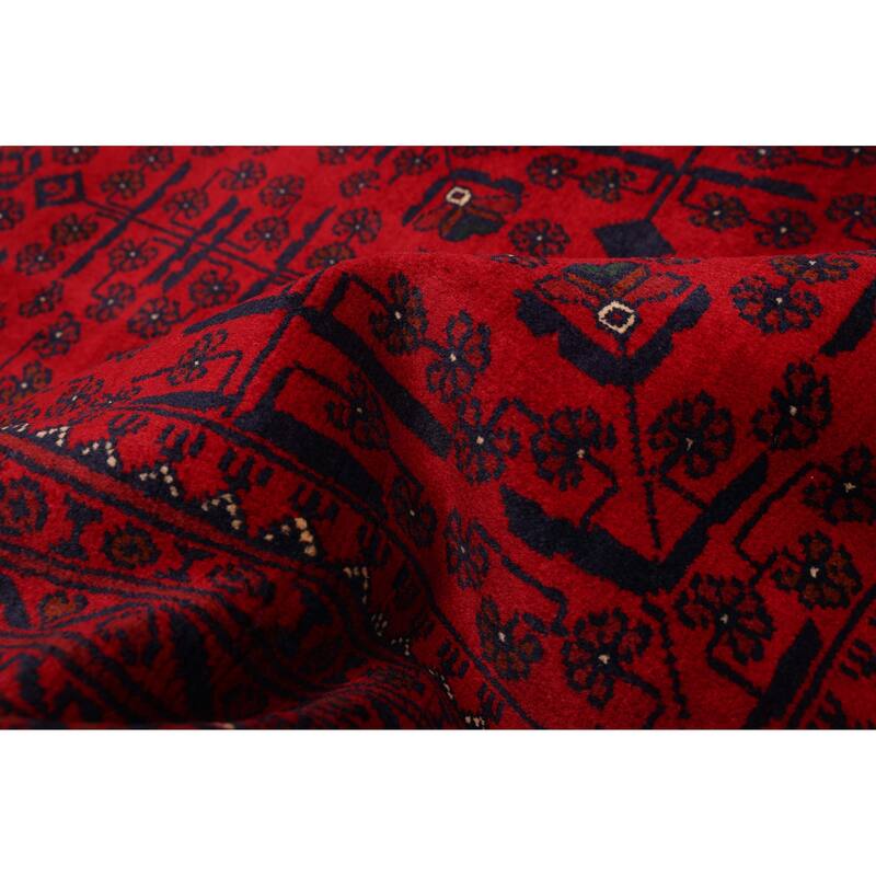 ECARPETGALLERY Hand-knotted Finest Khal Mohammadi Red Wool Rug - 5'7 x 8'4