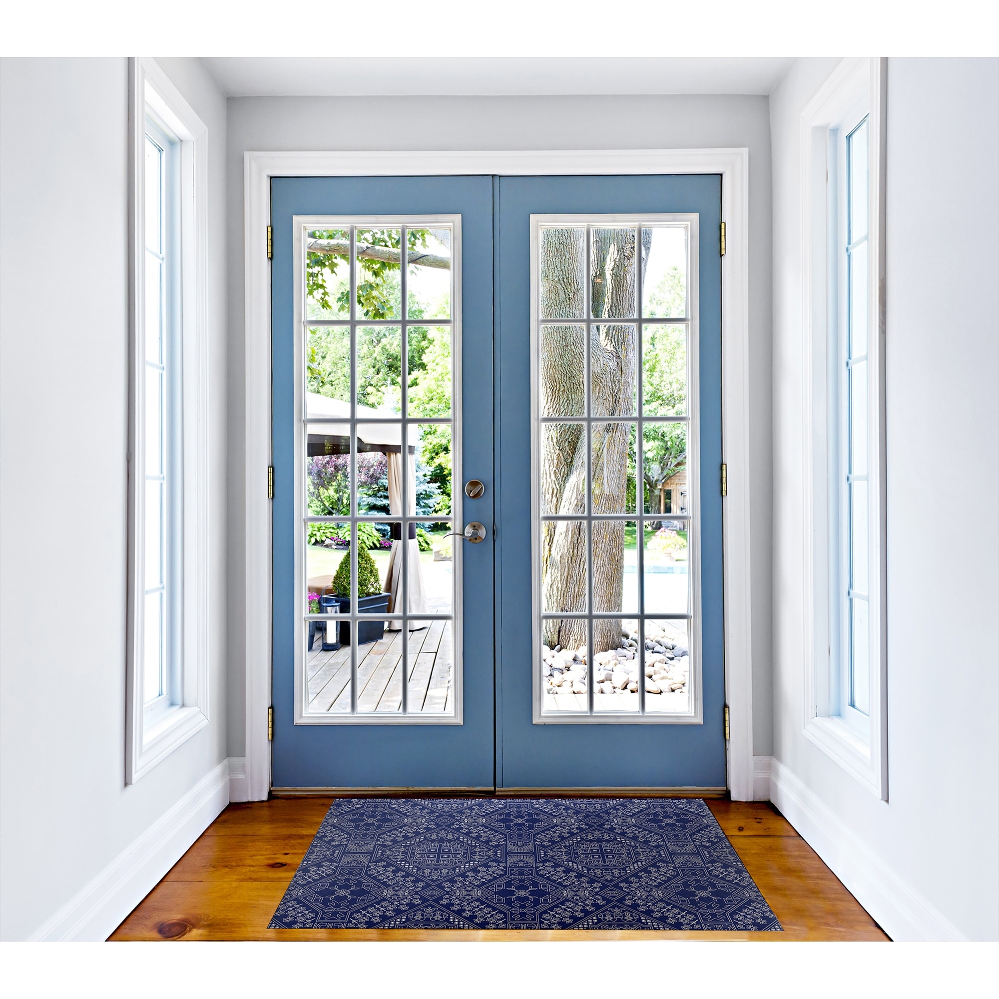 BAYBAR NAVY Doormat By Kavka Designs-image