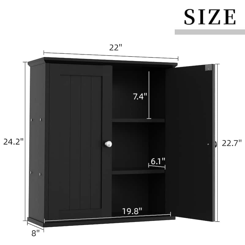 Wall-Mounted Bathroom Cabinet – Storage Cabinet for Kitchen Bathroom