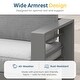 preview thumbnail 14 of 22, All-weather Outdoor Single Sofa for Balcony, Garden, Deck, Backyard